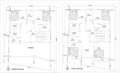 do professional autocad 2d floor plan